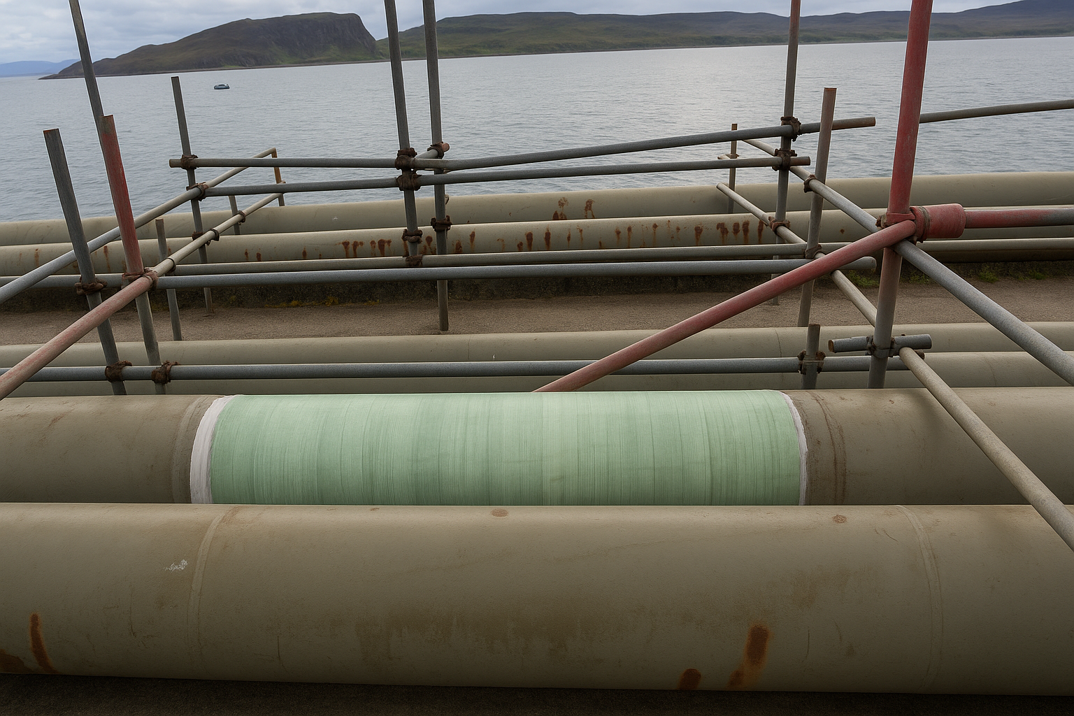 Background image showing pipeline surface for product systems section